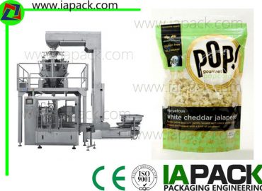 Popcorn vorgefertigte Beutelfüllmaschine mit Multiskala