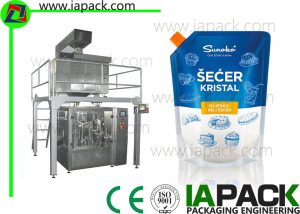 automatische Zucker Doypack Verpackungsmaschine für Zucker und Ingwer Pulver