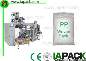 automatische gewogene und verpackende Maschine des Weizens poly gewebte Tasche